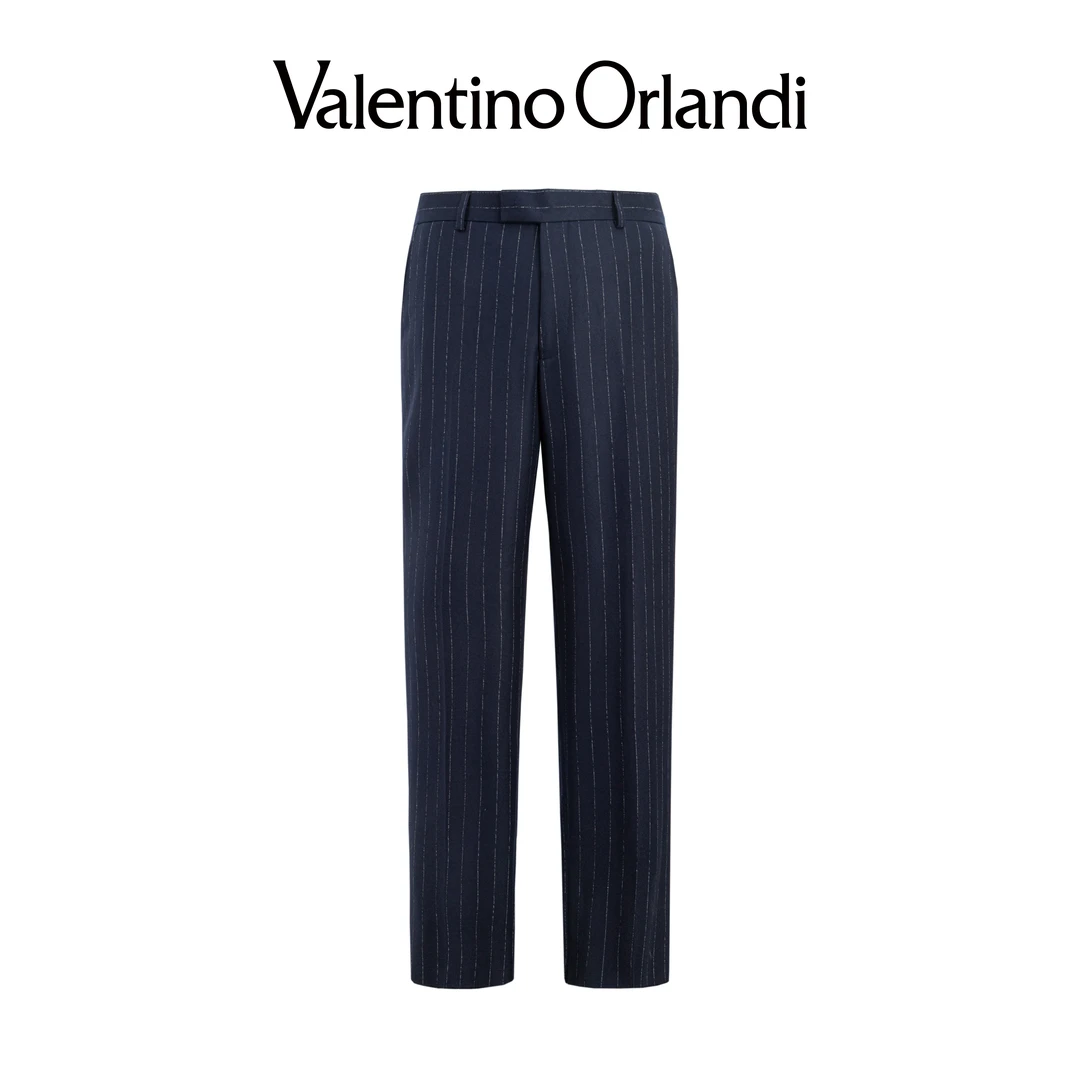 Valentino orlandi男士直筒时尚休闲百搭西服裤