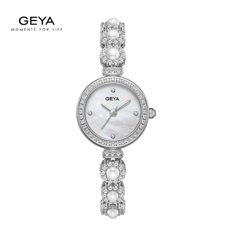 【国潮臻品】GEYA/格雅 精致小巧手链式石英女士手表
