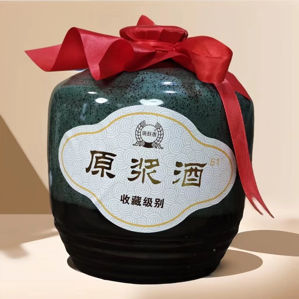 瑞麸香好物分享纯粮国白酒陶瓷坛收藏级别白酒系列61度61度2500ml
