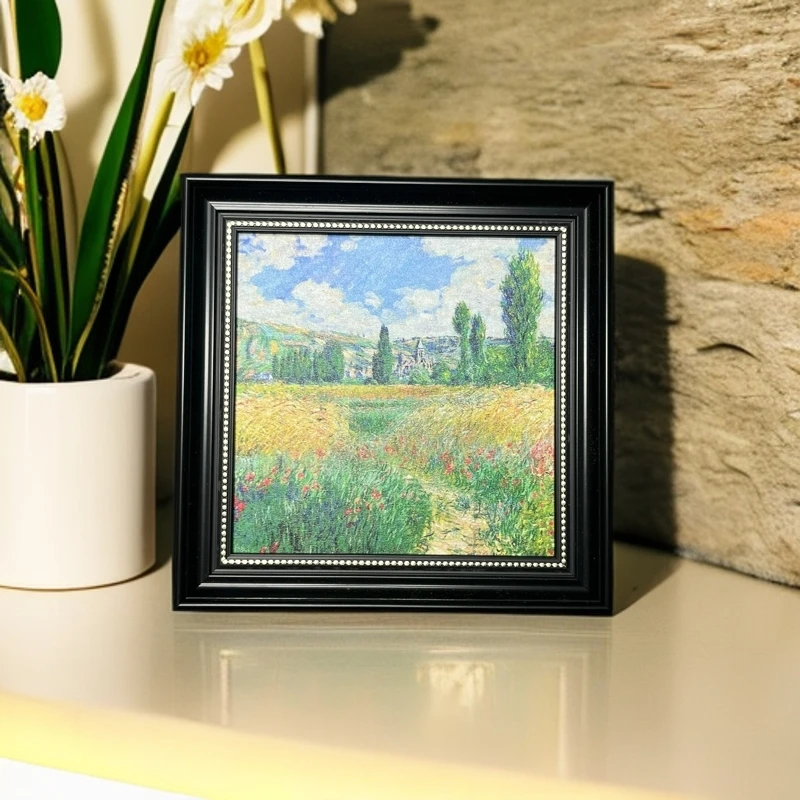 A34莫奈装饰画客厅挂画餐厅玄关沙发背景墙印象派风景壁画油画