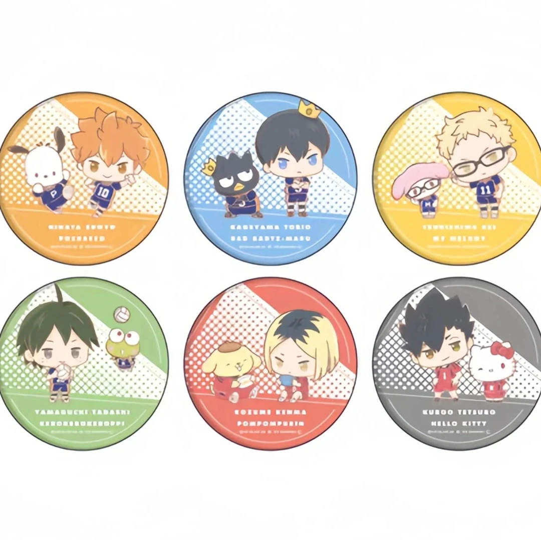 【小涵乐园】排球少年三丽鸥联动吧唧徽章 日谷现货【默认代拆】