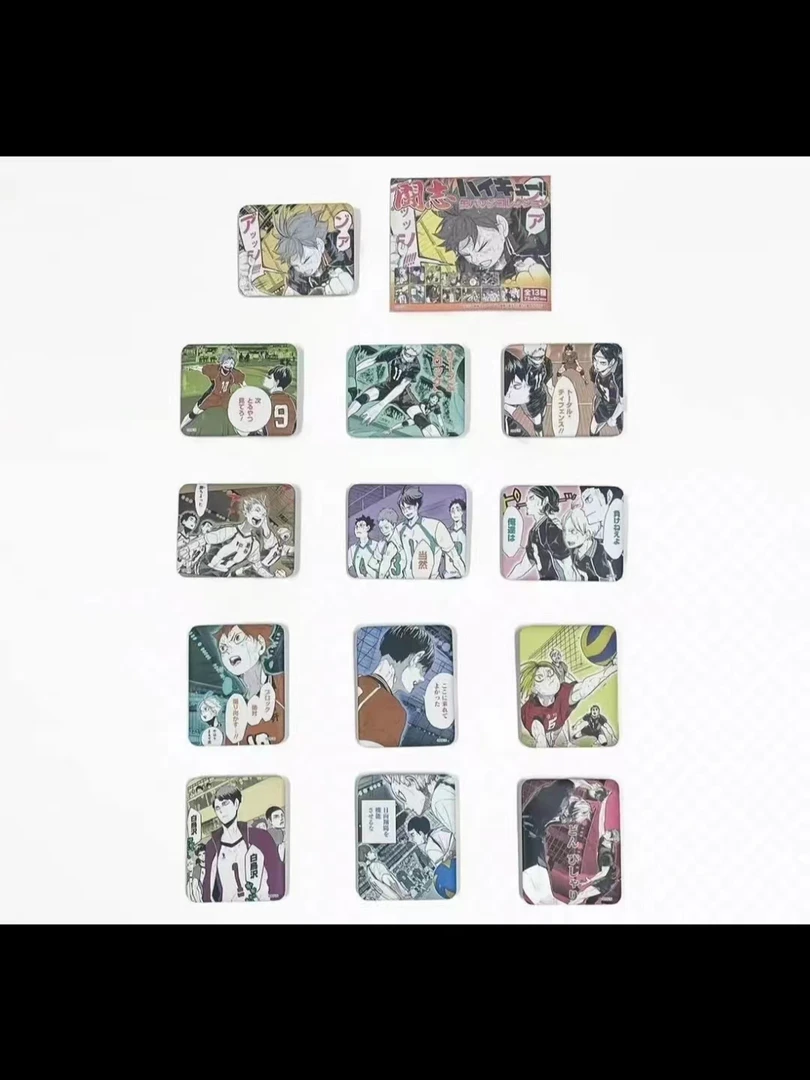 【吉吉国王】排球少年js斗志方吧唧盲盒现货代拆