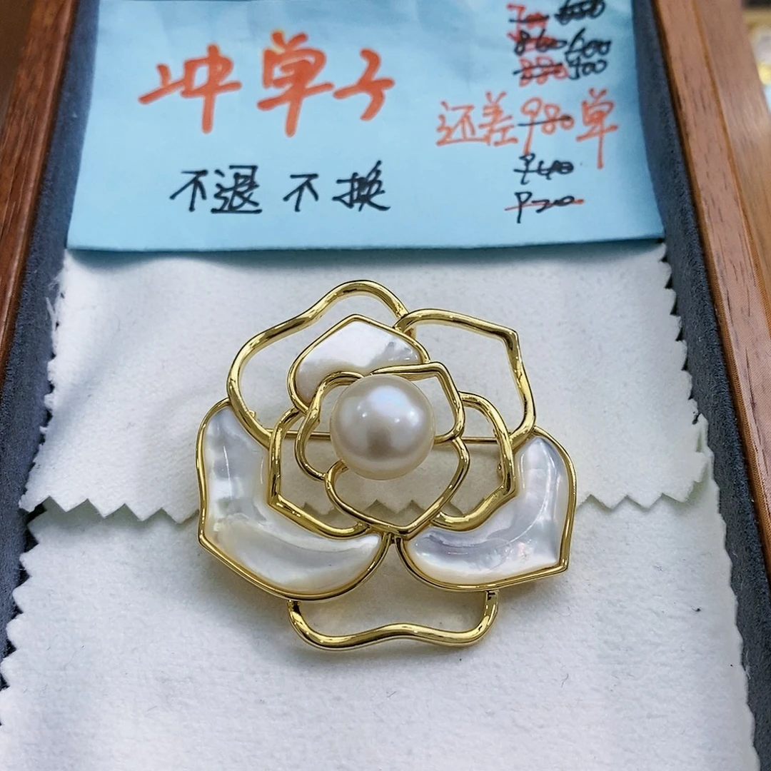 淡水珍珠特价不退不换正版珠宝公司胸针多样性发货未镶嵌