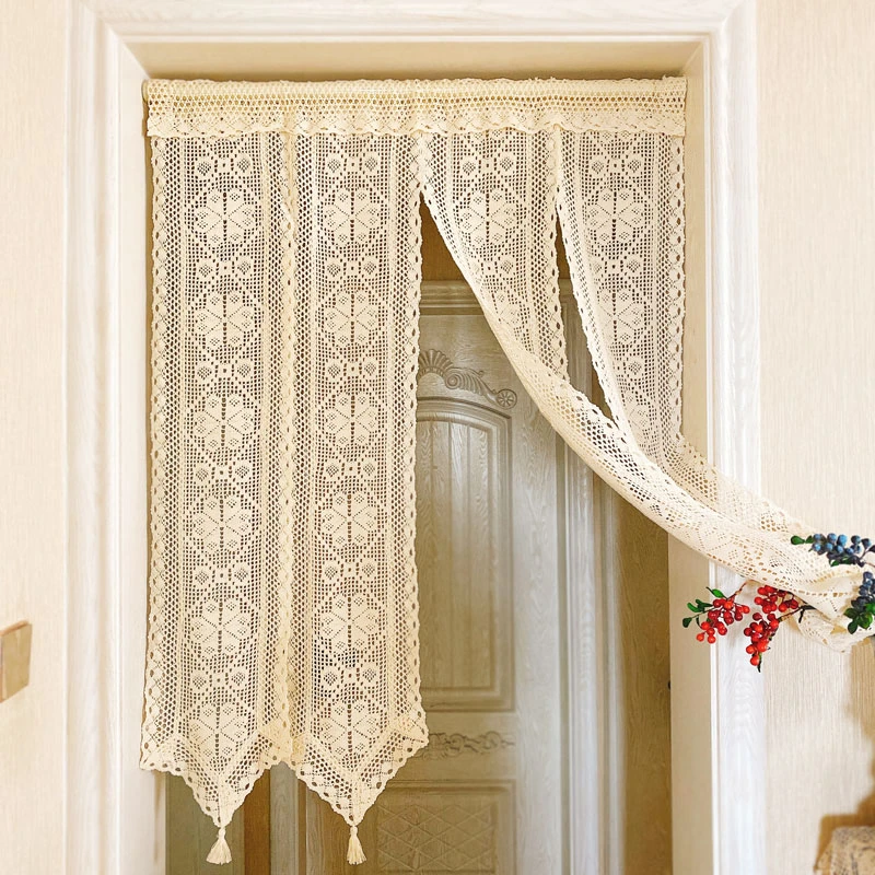 【大个专属】隔断帘厨房半帘穿杆帘门楣橱柜遮挡帘免打孔半遮挡门帘