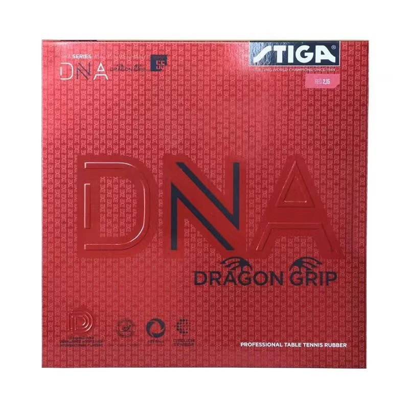 STIGA斯蒂卡乒乓球反胶套胶DNA赤龙高弹海绵粘性套胶全新海绵技术