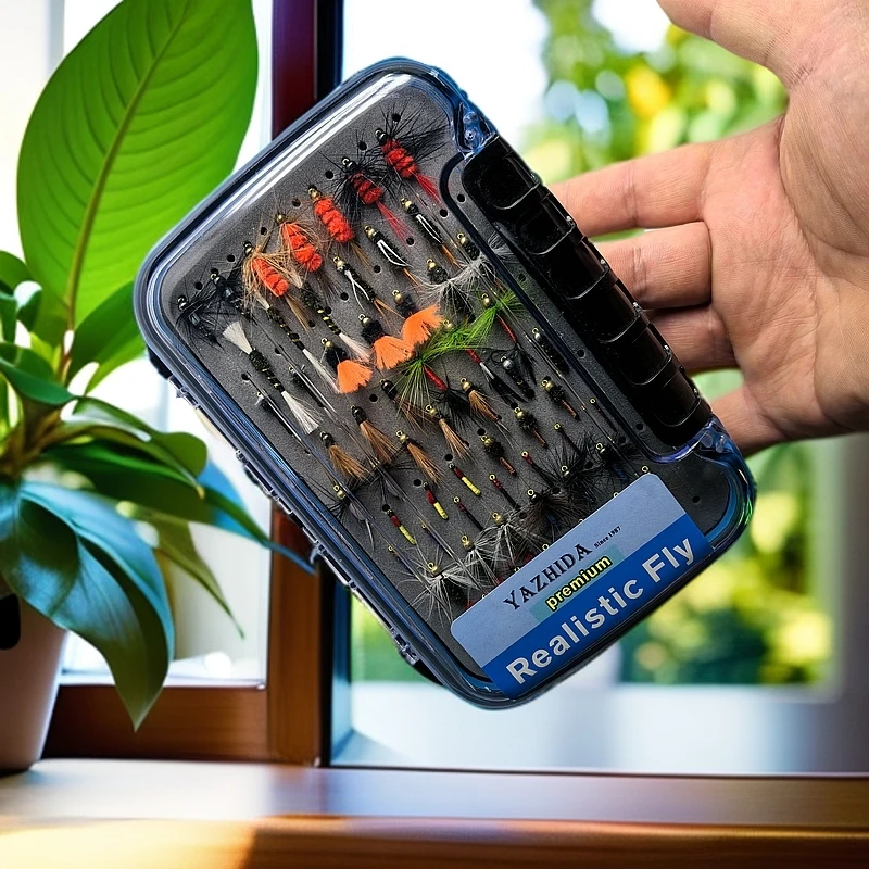 路亚饵.干湿飞蝇FLY.118只装，钓鱼佬收藏品，更适合送礼