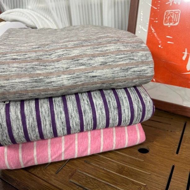 针织条纹单品 咖灰条纹/红白细条 200*230cm被套 yff