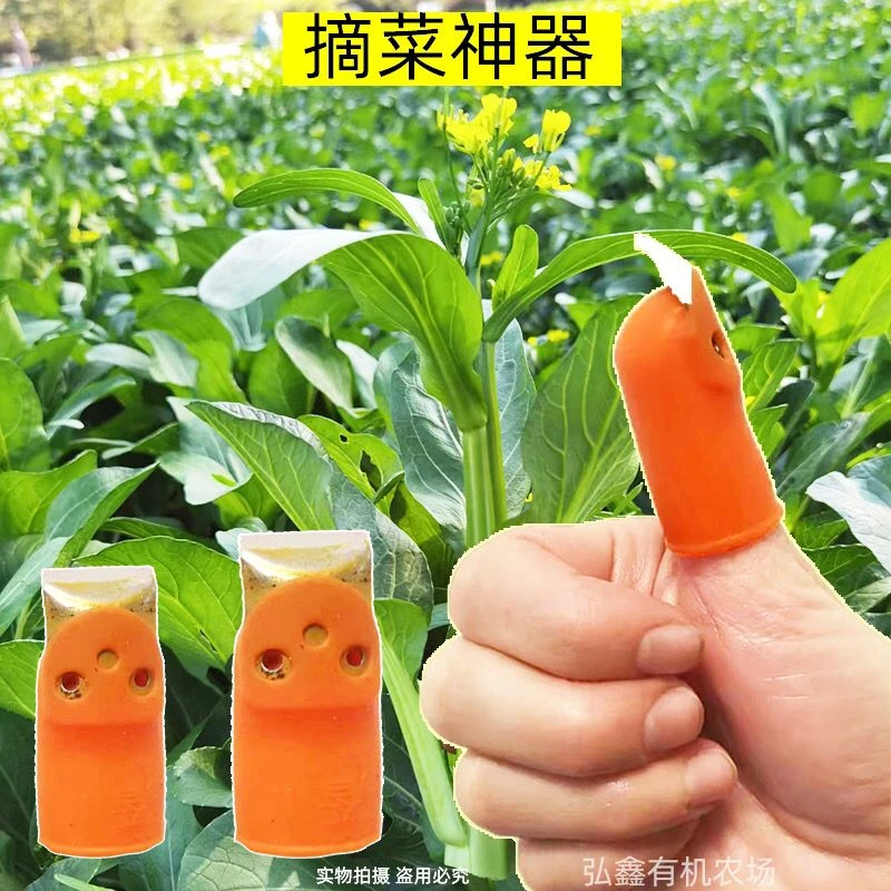 批发川昱指甲刀割菜神器摘菜心豆角草莓拇指刀锋利省力蔬菜手指刀