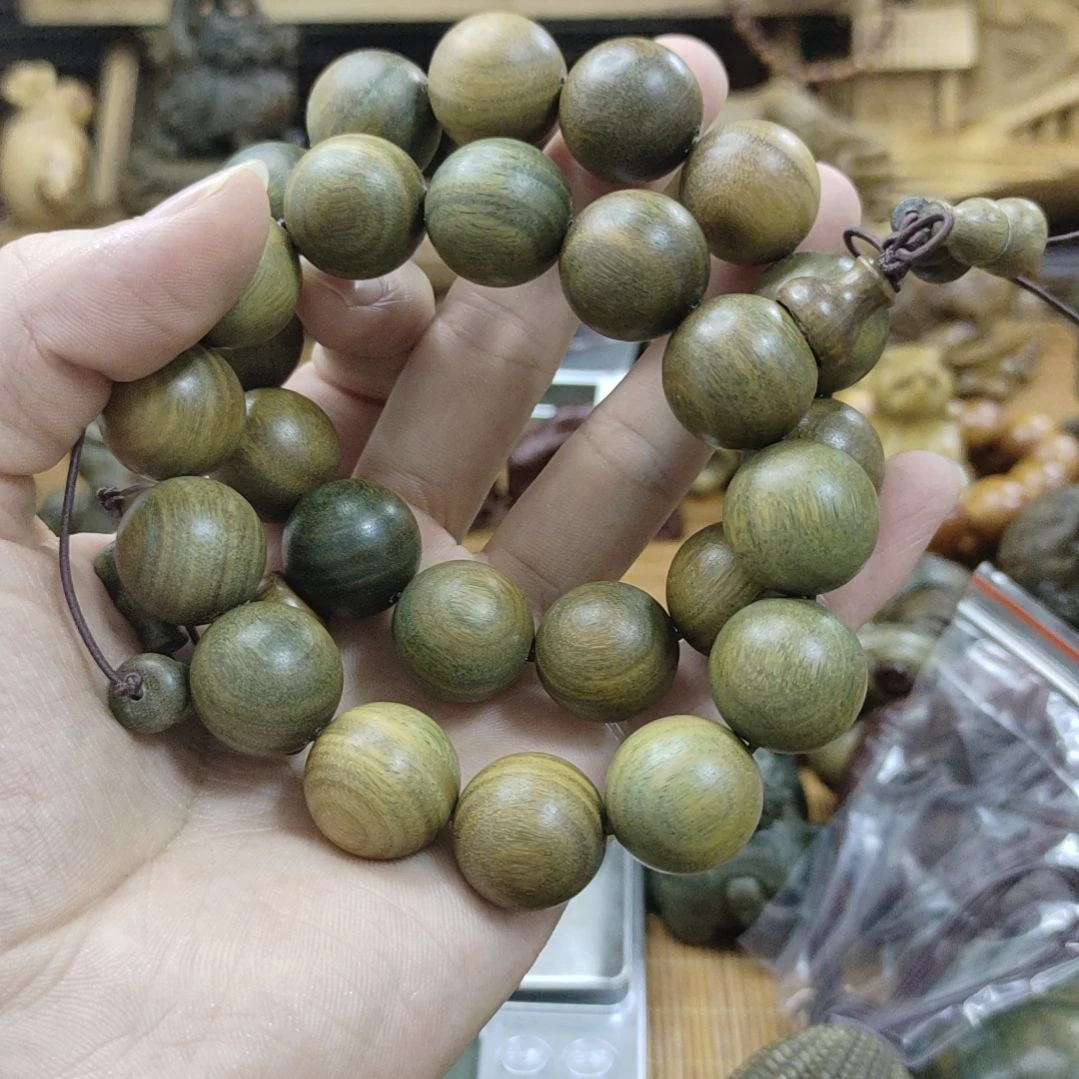 【闪购商品】绿檀手串/手链1.8老料沉水两串