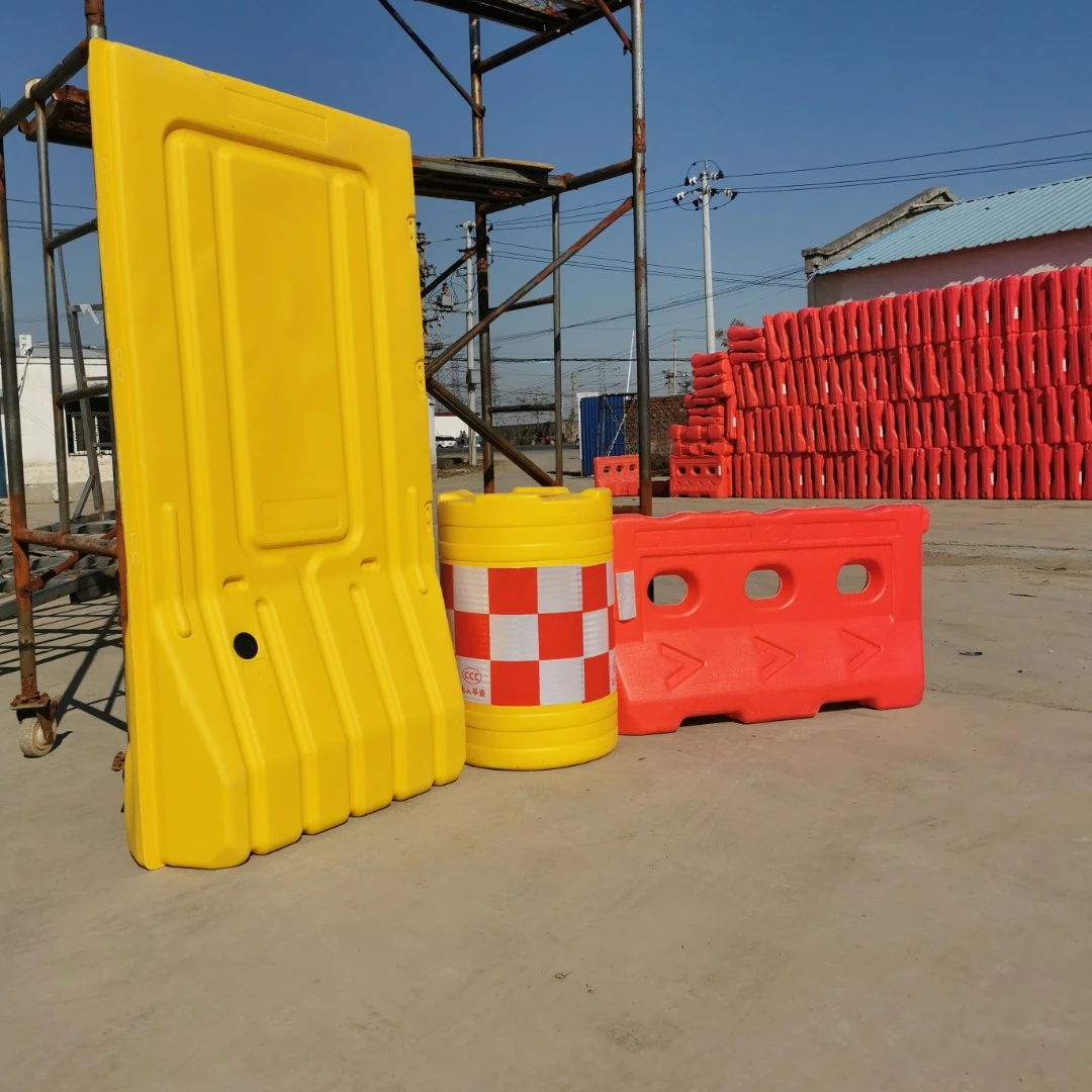 塑料水马围挡注水隔离墩安全防撞桶市政道路施工1.8m安全防护围挡