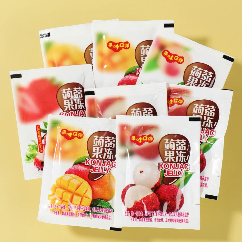 蒟蒻儿童年货小零食果冻追剧小零食休闲解馋果蔬果汁低卡布丁
