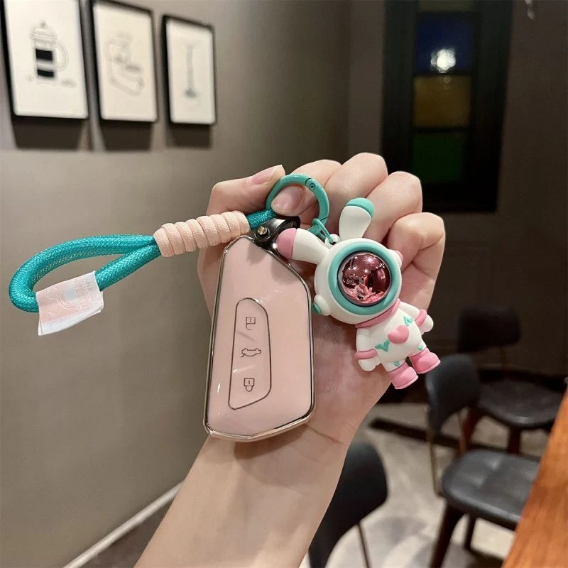 适用大众高尔夫8钥匙套pro 途昂x揽境新id3 id4 id6凌渡l女男壳扣