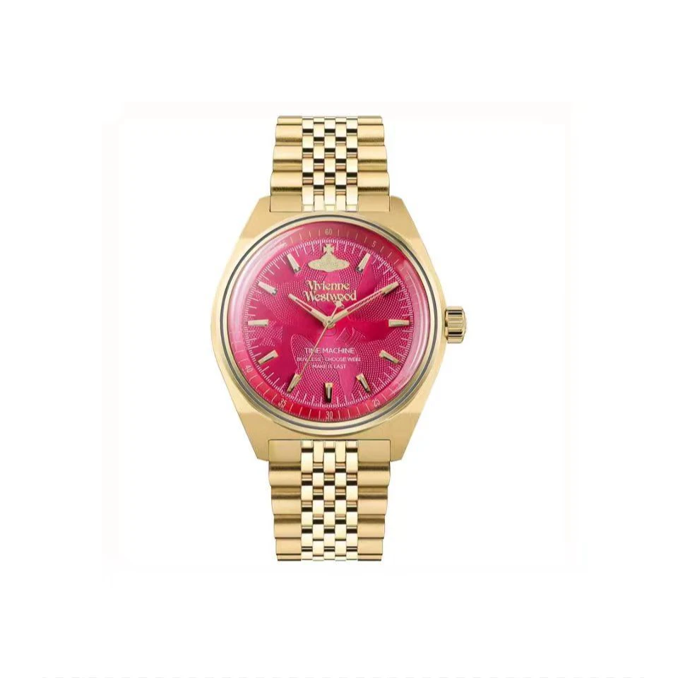 Vivienne Westwood腕表石英机芯精钢表带火龙果色表盘DWVV251RRGD
