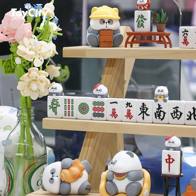 TOYCITY耙老师小耙听牌迷你可爱麻将户外便携盲盒盲袋摆件礼物