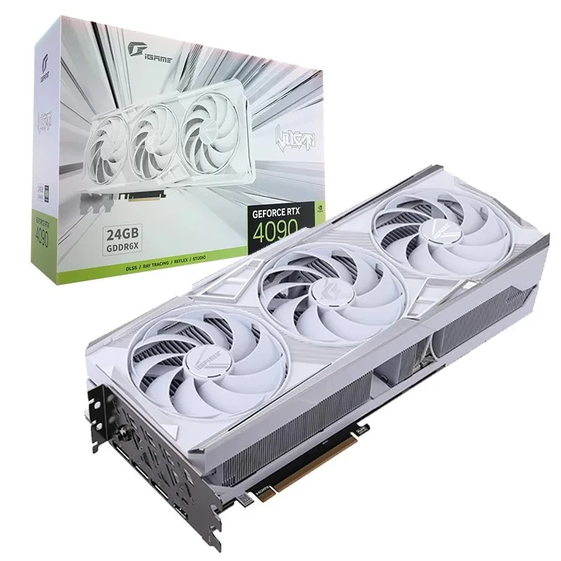 七彩虹IGame RTX4090 Vulcan 带OC 白火神24G 游戏电竞渲染显卡