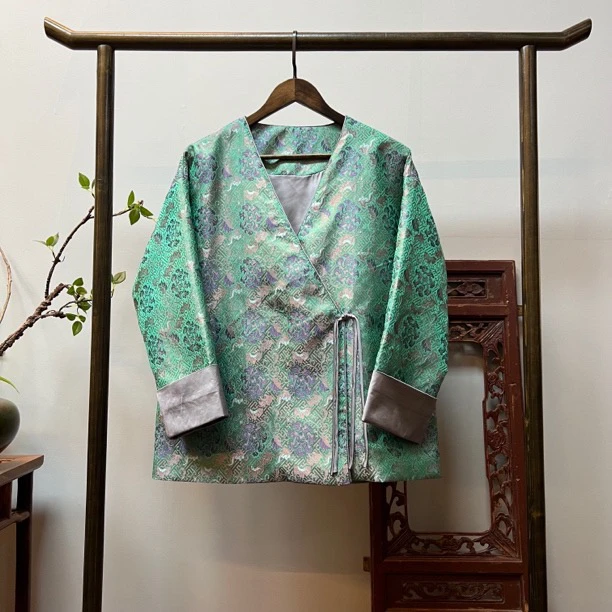 【暮青】新中式复古早秋外套W50031