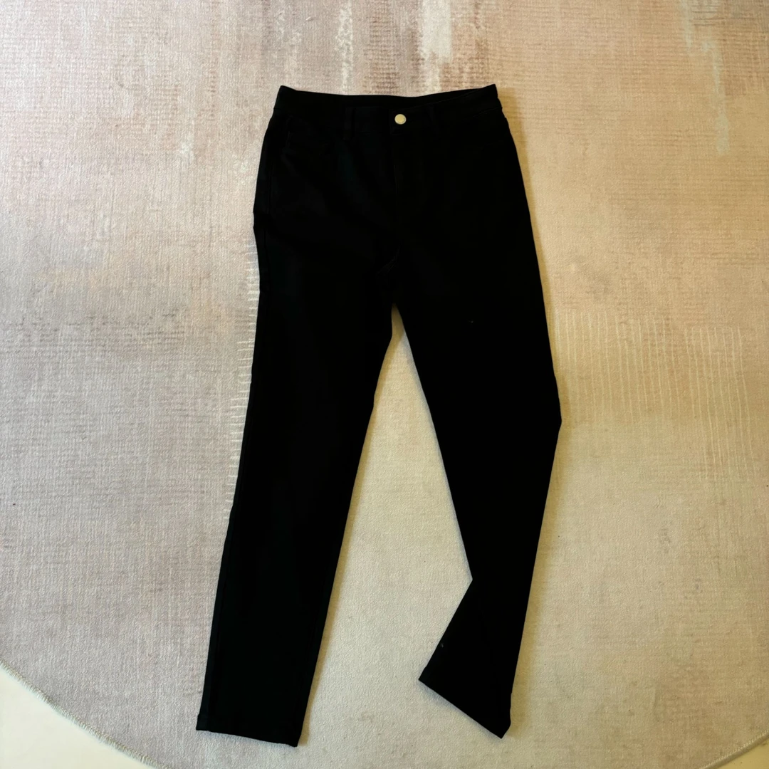 【塔鹿蕾】新款显瘦百搭舒适修身秋冬弹力抓绒小脚裤3131