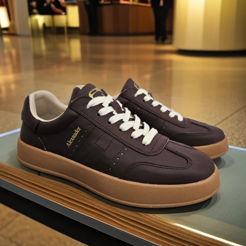 2024新款阿甘男鞋子潮鞋秋季国潮百搭休闲时尚潮流板鞋男士德训鞋