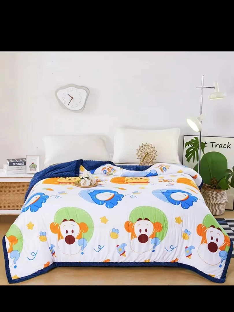 【宠粉专享】印花棉豆豆机洗冬被春秋被四季盖被