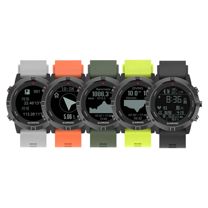行军蚁户外专业运动手表100米潜水北斗GPS双模式定位登山徒步越野
