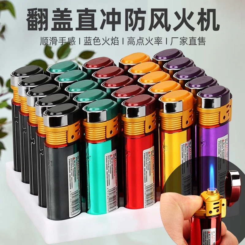 铁壳宽版火机金博弘8013翻盖直冲蓝焰防风打火机 金属大号打火机