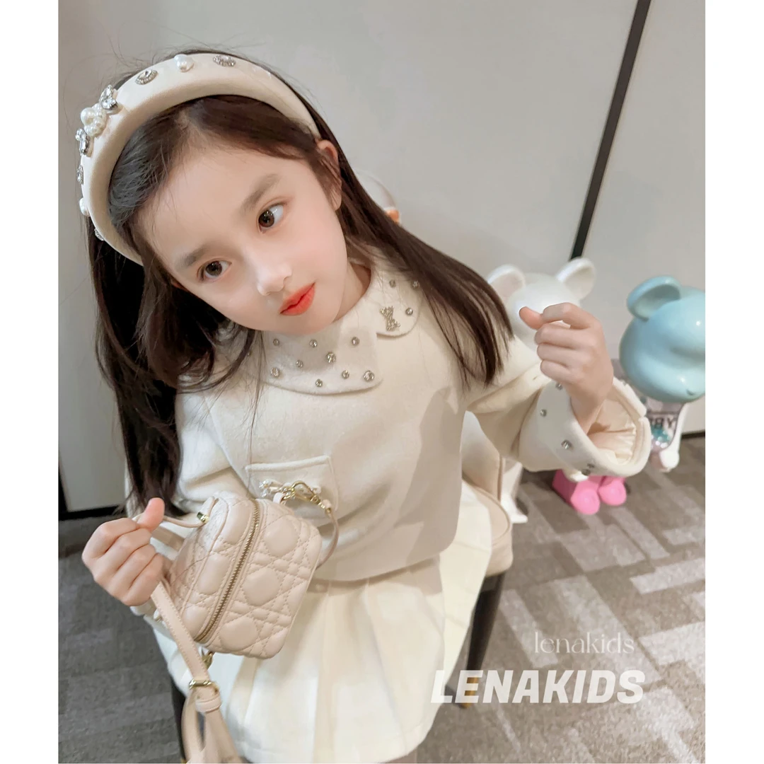 Lenakids【留洋大小姐】90白鸭绒温柔系女宝羽绒外套23120802