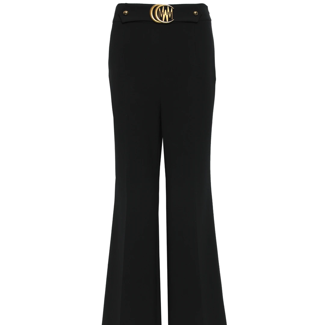 【丽公主】曼德诗微喇显瘦时尚阔腿裤M130950