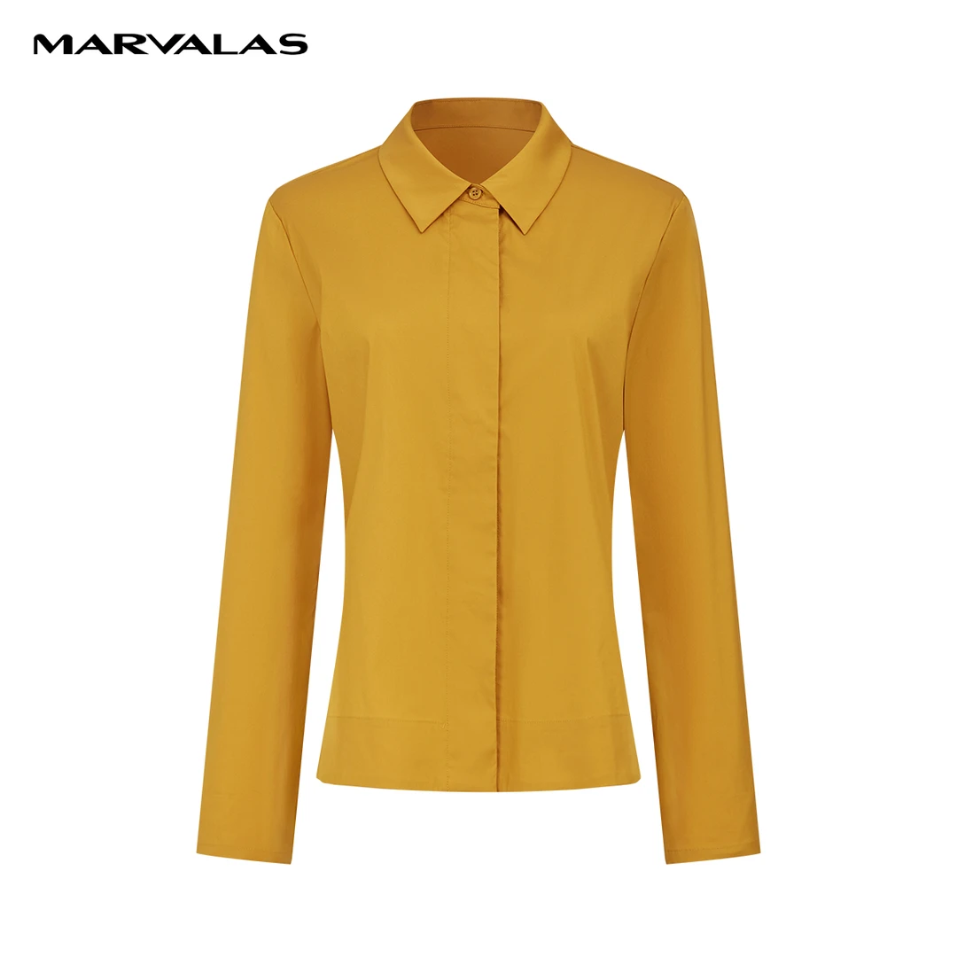 【小北专属】女夏季洋气时尚设计感长袖小众薄款衬衣M311301746