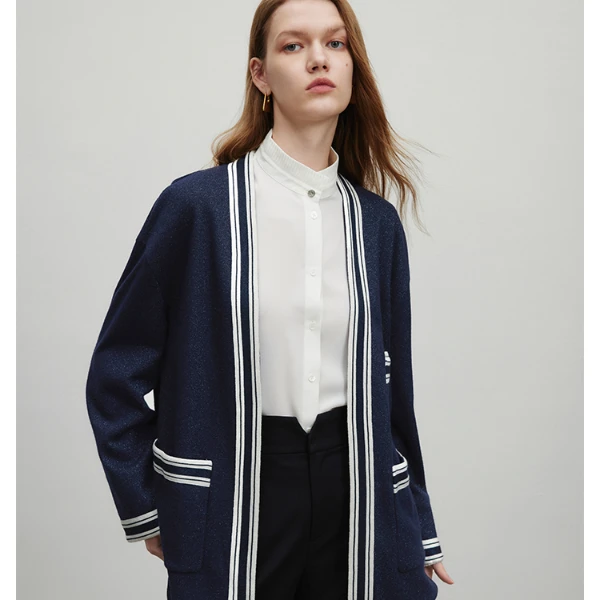 简约大衣女冬季时尚直身H版中长款毛呢外套Y426300588