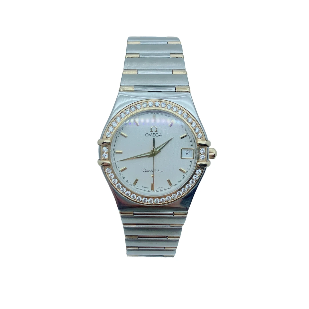 95新 Omega/欧米茄 70485/星座系列/石英腕表/33盘/后钻盘