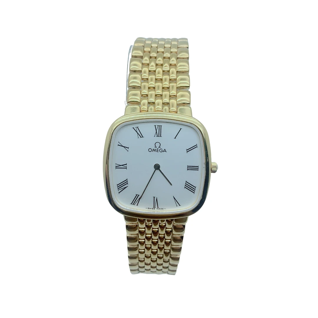 95新 Omega/欧米茄 03205/蝶飞系列/女士石英腕表/30方盘/原装