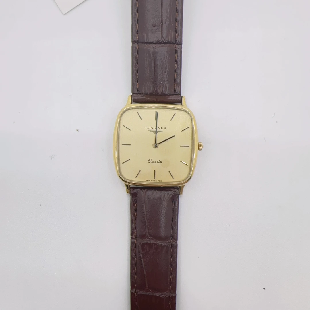 95新 Longines/浪琴 70163/女士石英腕表/29盘/表带扣后配