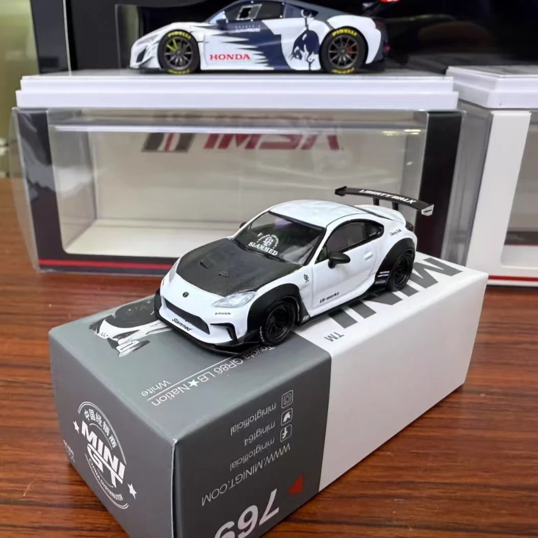 MINIGT 1:64 丰田GR86 Toyota LB宽体改 Nation 合金汽车模型收藏