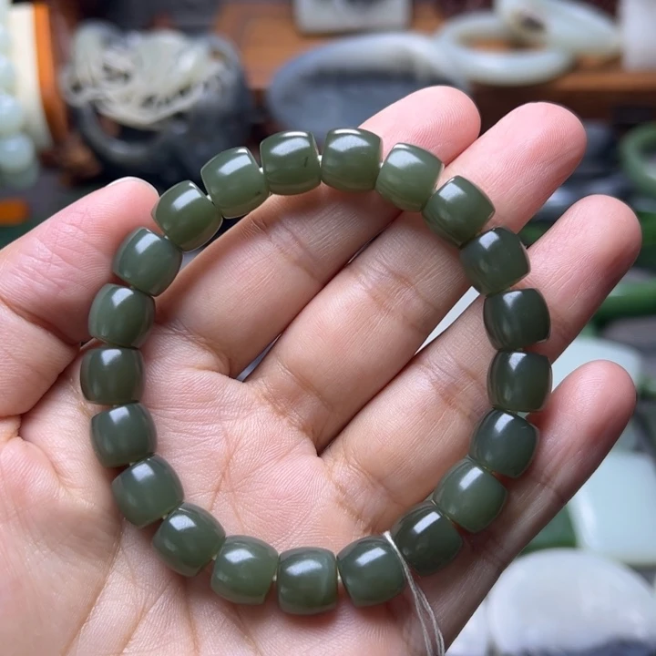 和田玉手链未镶嵌