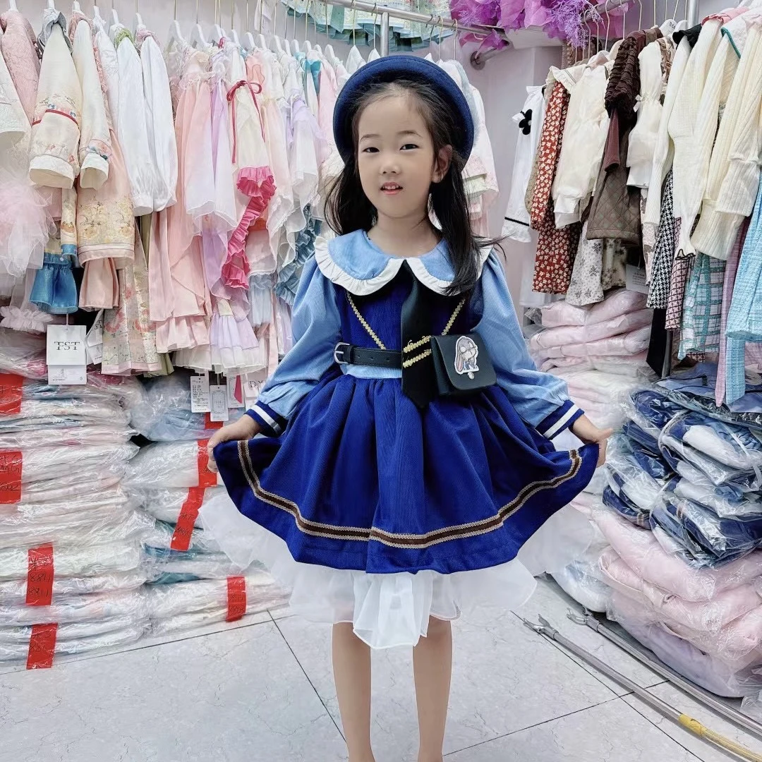 兔子警官衣服儿童朱迪套装女童秋季连衣裙cos服女孩洛丽塔公主裙