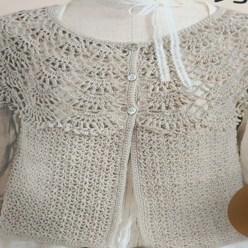 云朵开衫钩织教程