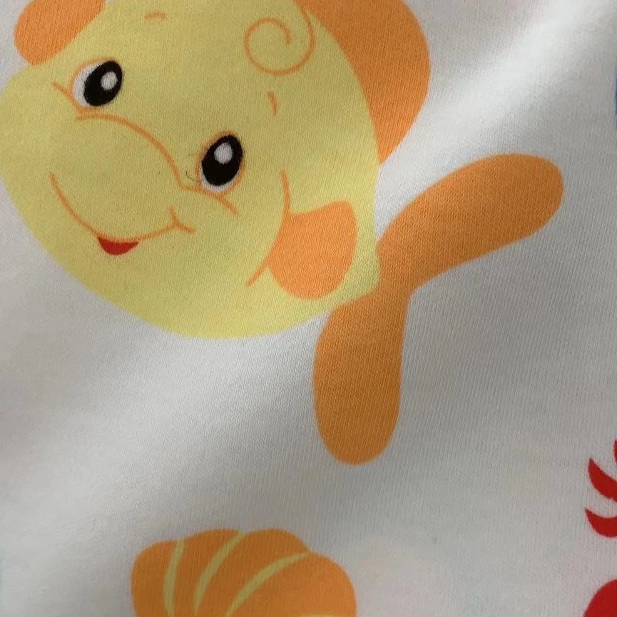 50*70针织 隔尿垫新生儿机洗透气防水双层幼儿印花