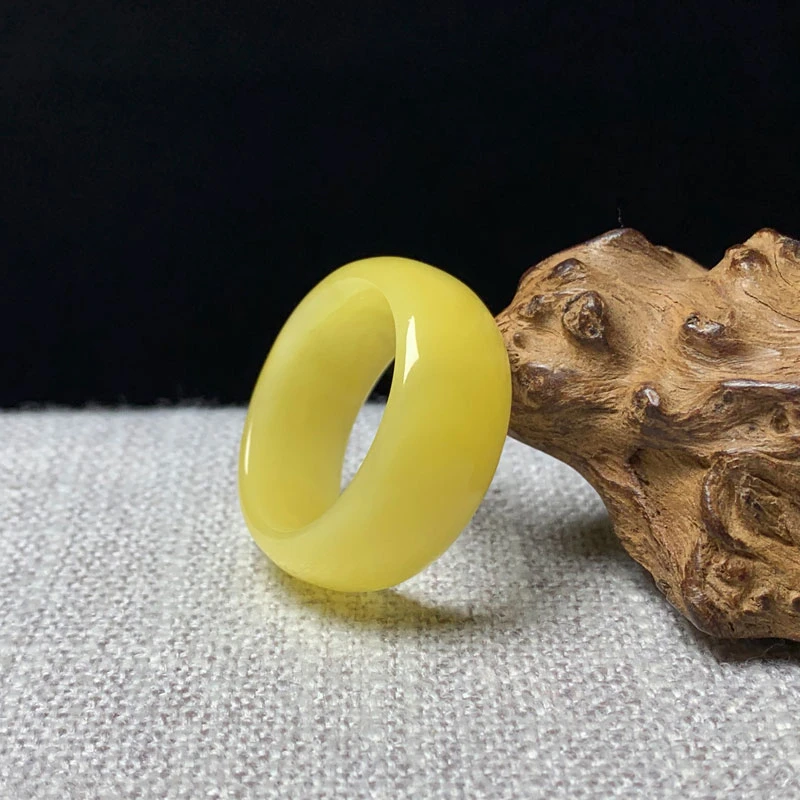 京城尚御坊满蜡精工戒指扳指戒圈内径22.8mm