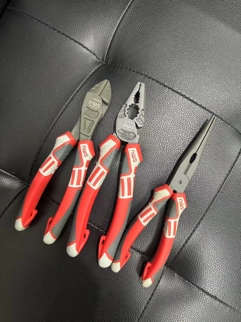 NWS 8寸剪线斜嘴钳平咀老虎尖嘴偏口钳