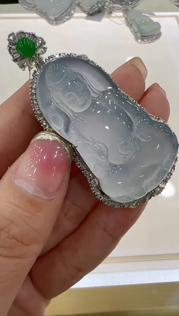 【闪购商品】翡翠吊坠(不含链)18K金镶嵌多样性团购发一件