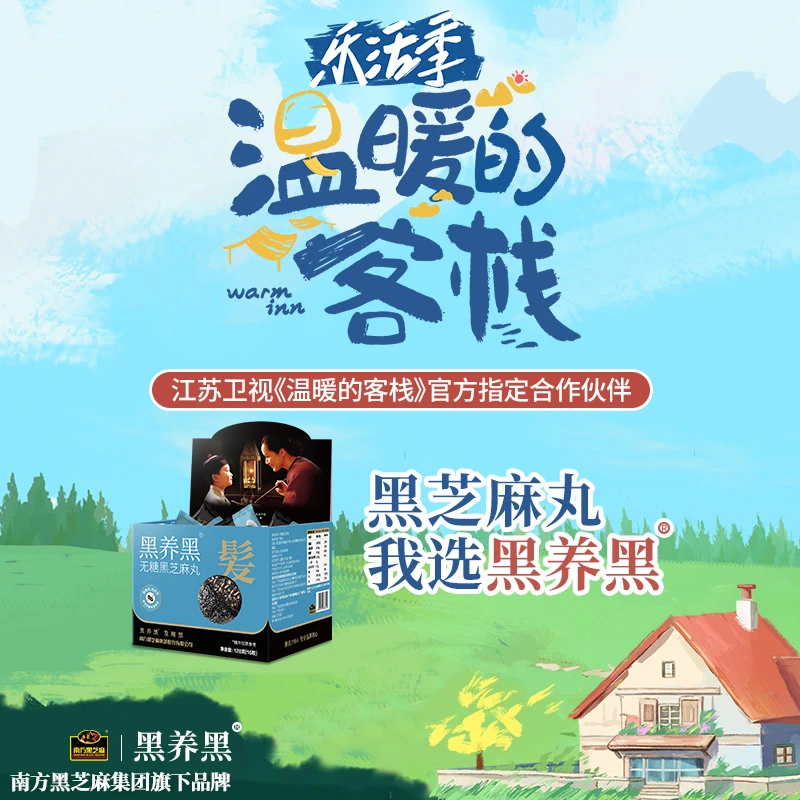 南方黑芝麻无糖芝麻丸128g*8盒高钙营养食养养发