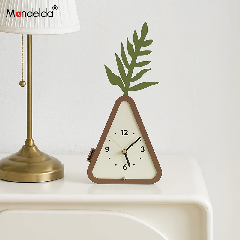 Mandelda桌面摆件家居简约书房卧室装饰电视柜玄关创意座钟装饰品