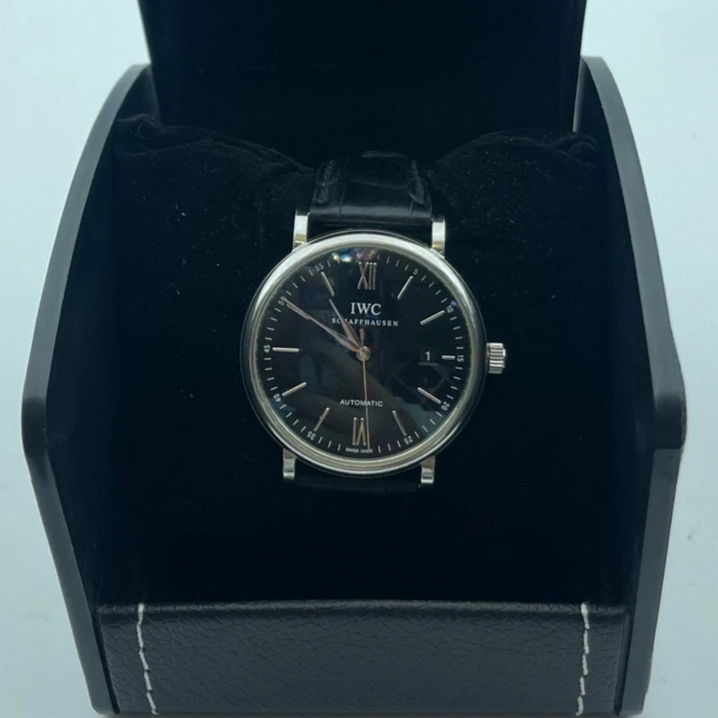 95新 IWC/万国 柏涛菲诺系列红60 精美黑色表盘12点