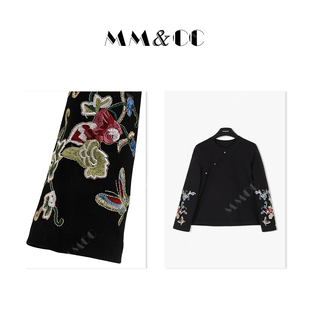 【丹青芙蓉】新中式国风改良唐装上衣宽松内搭打底衬衫女F9032