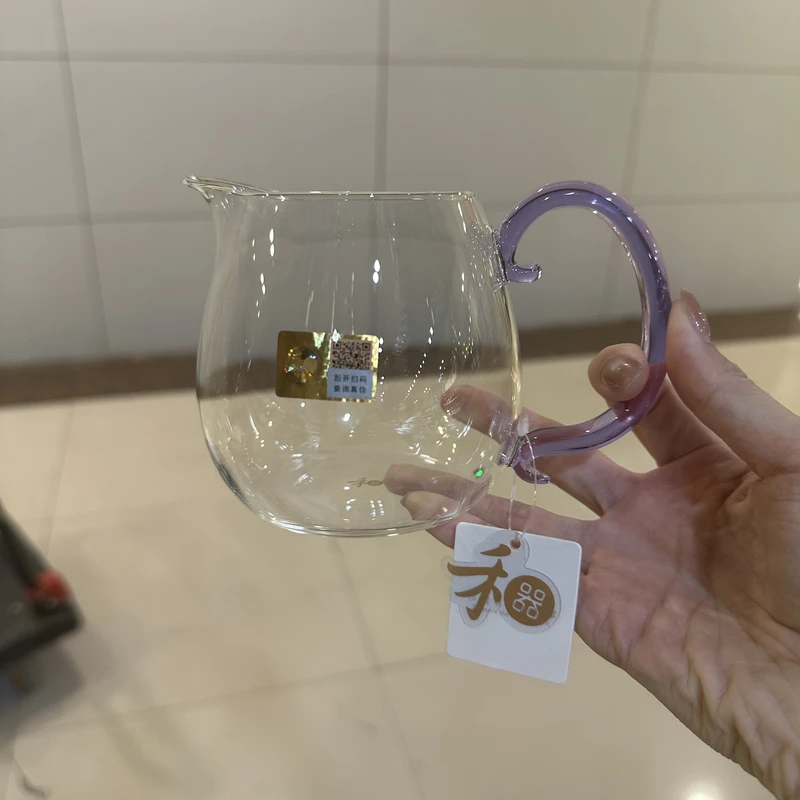 禾器晶彩锦然茶海高硼硅玻璃公道杯高档大容量分茶器家用泡茶匀杯
