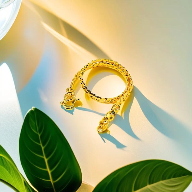 足银手链 轻奢时尚 潮流百搭 古巴手链约14g 简约 素链 经典