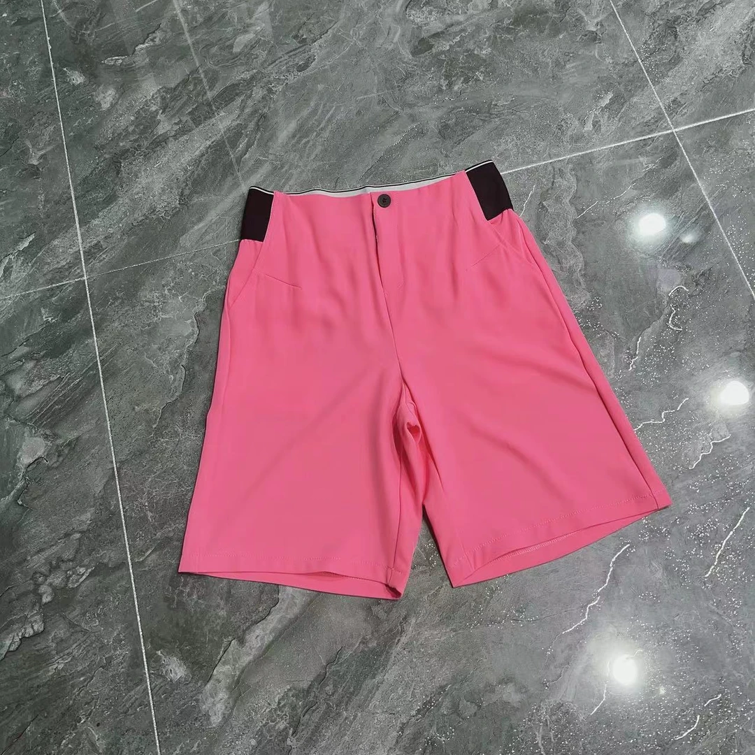 夏季新款时尚百搭五分裤显瘦短裤休闲直筒裤洋气女裤子21565长50