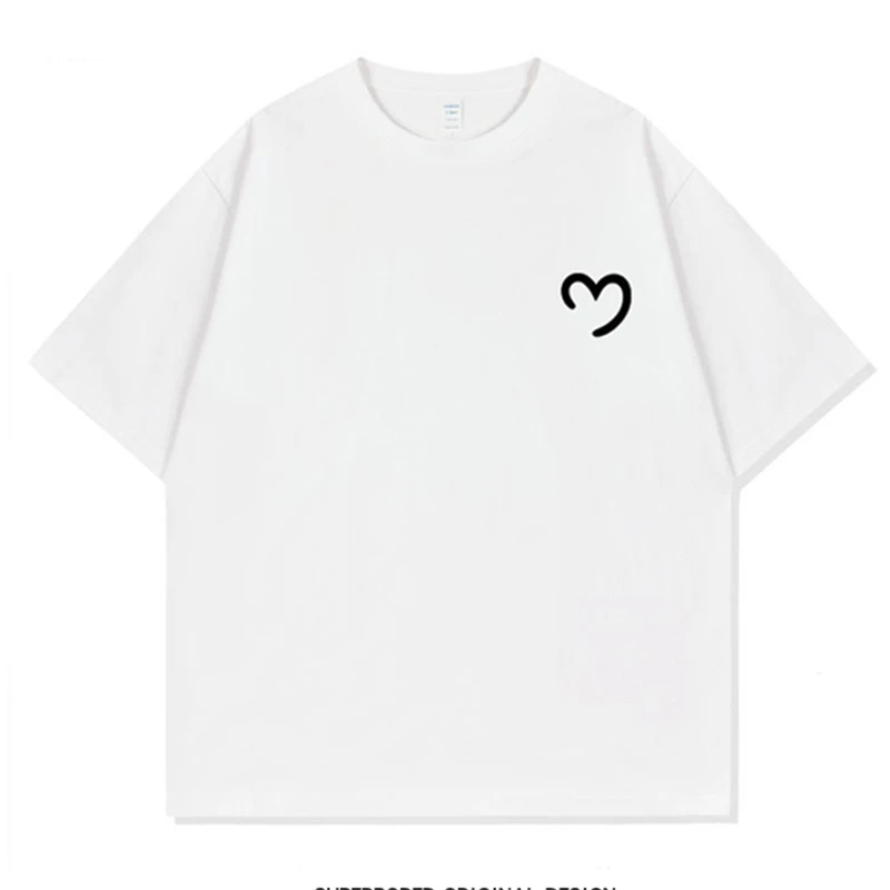 纯棉t恤短袖女ins潮2025夏季新款宽松白色t桖显瘦半袖体恤上衣潮