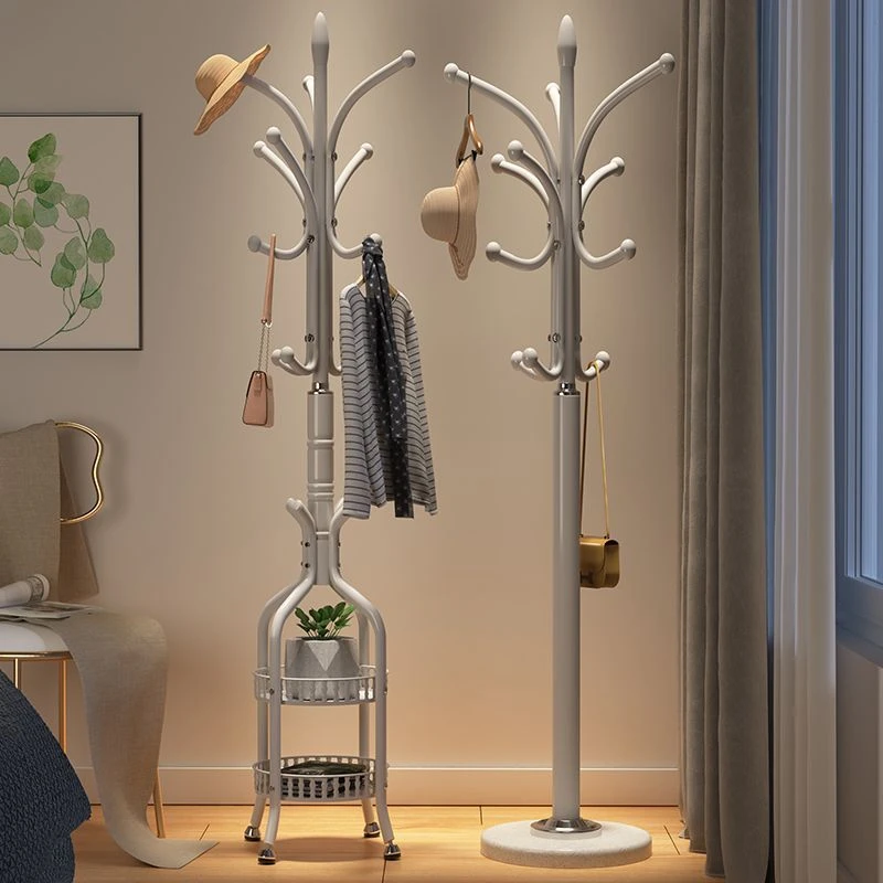衣帽架落地式家用挂衣架家用立式衣服网红收纳架子卧室衣服置物架