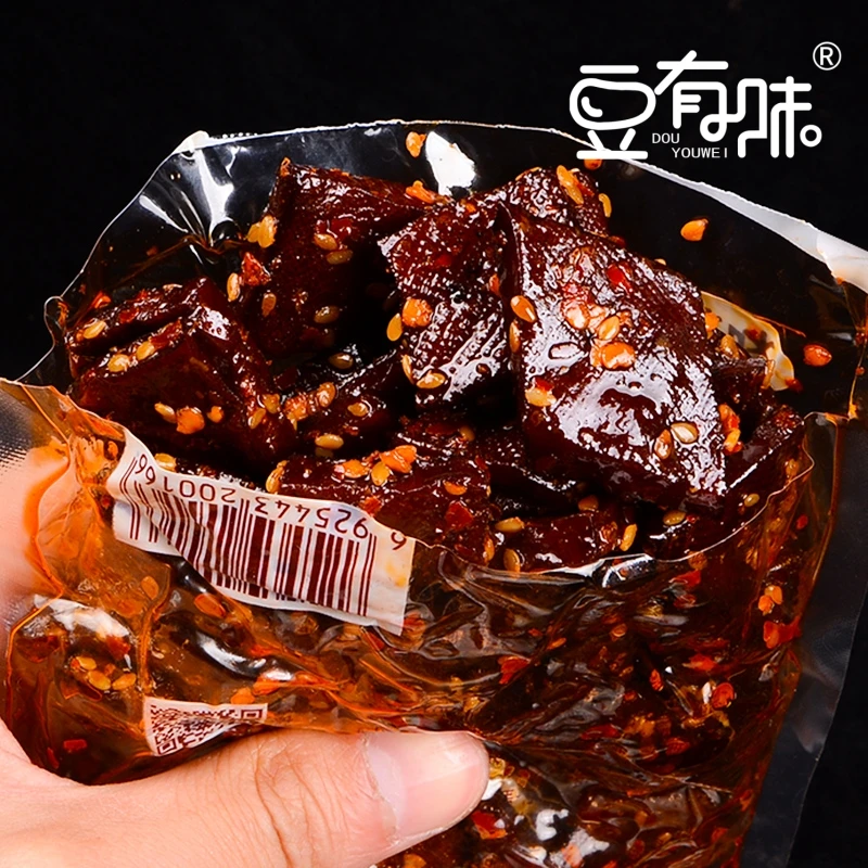 豆有味湖南特产4大包平江酱干豆干零食香辣小吃香干 解馋小吃食品